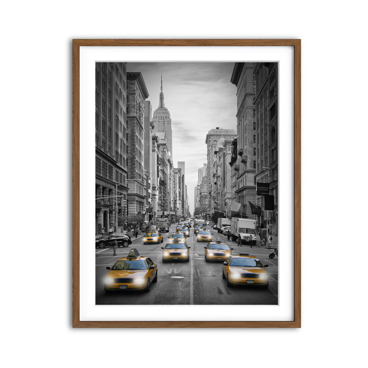 Framed Print 3x4 Walnut