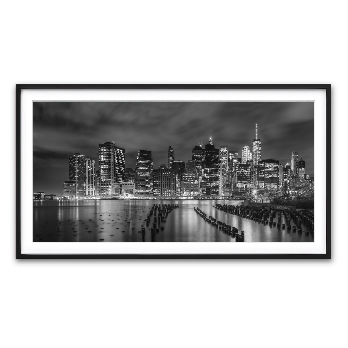 Framed Print 2x1 Black