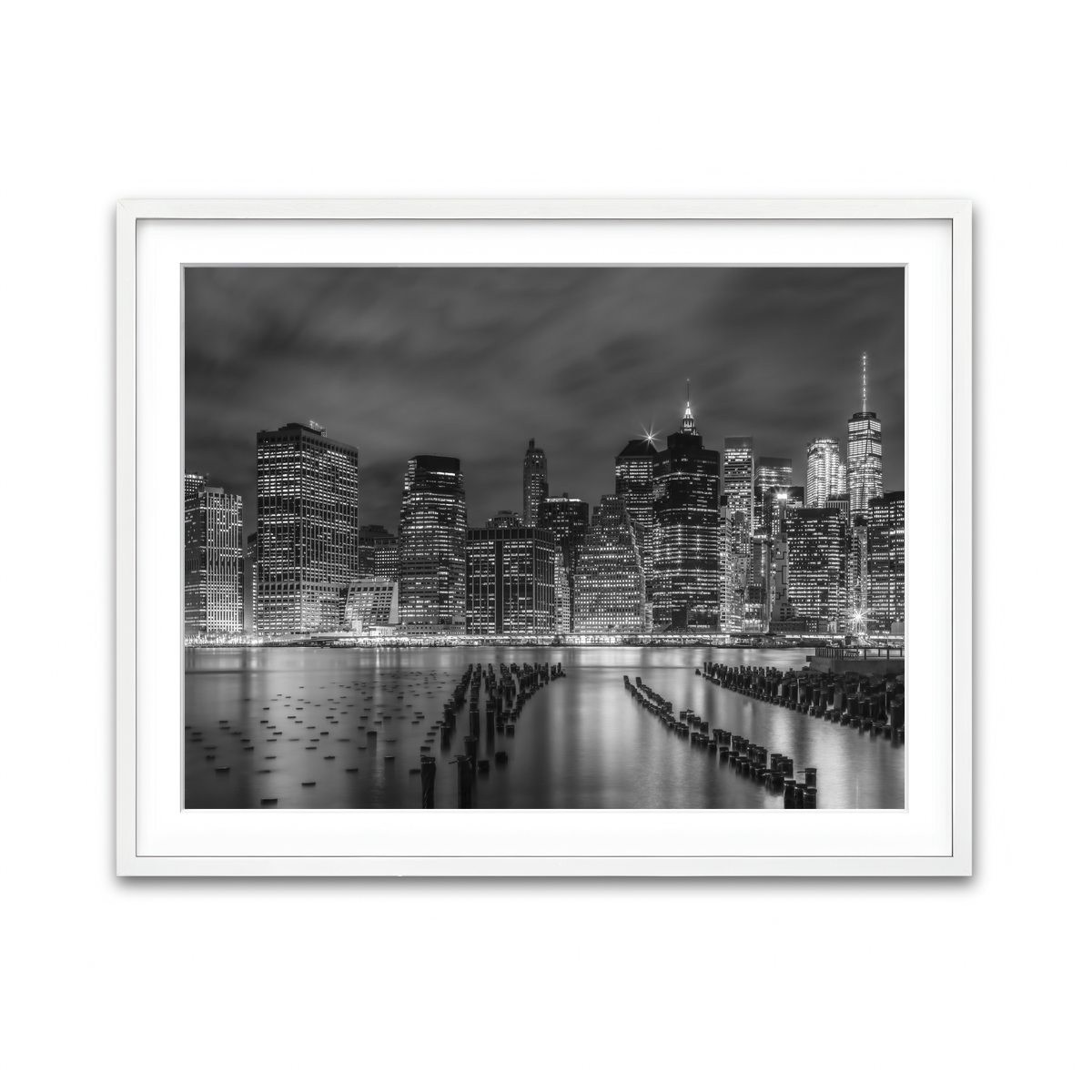Framed Print 4x3 White