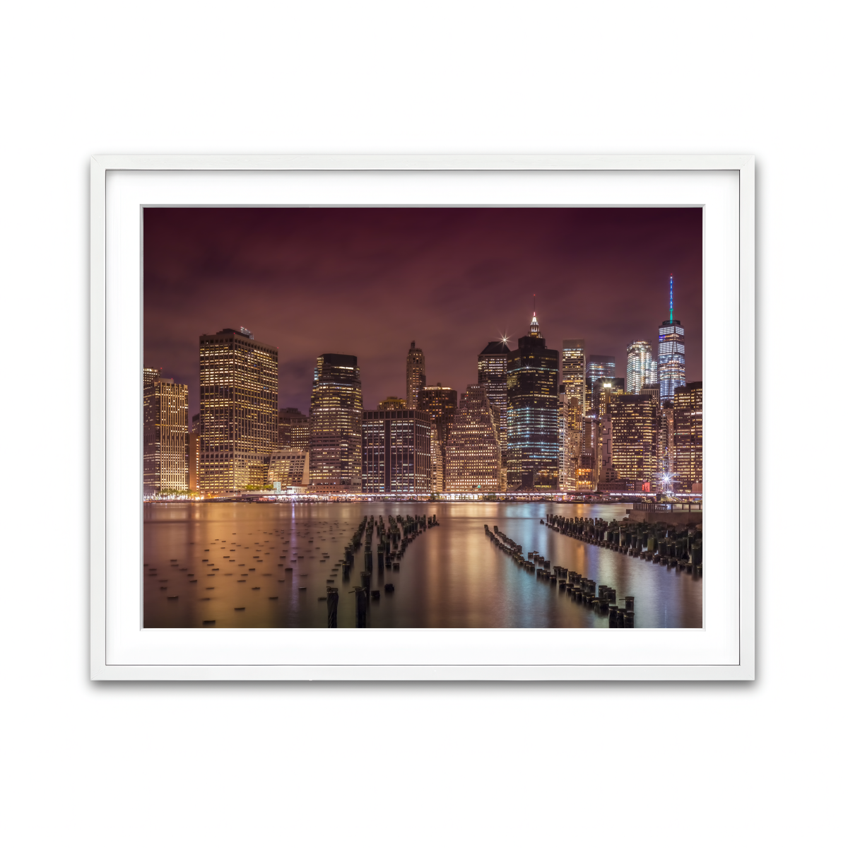 Framed Print 4x3 White