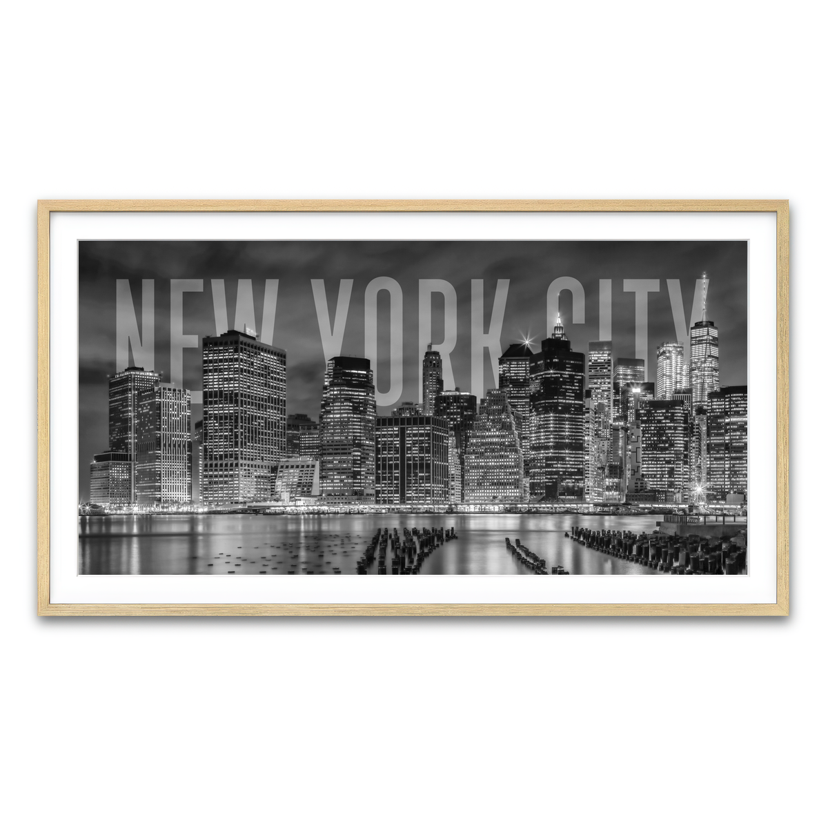 Framed Print 2x1 Natural