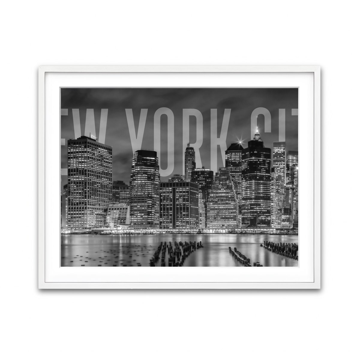 Framed Print 4x3 White