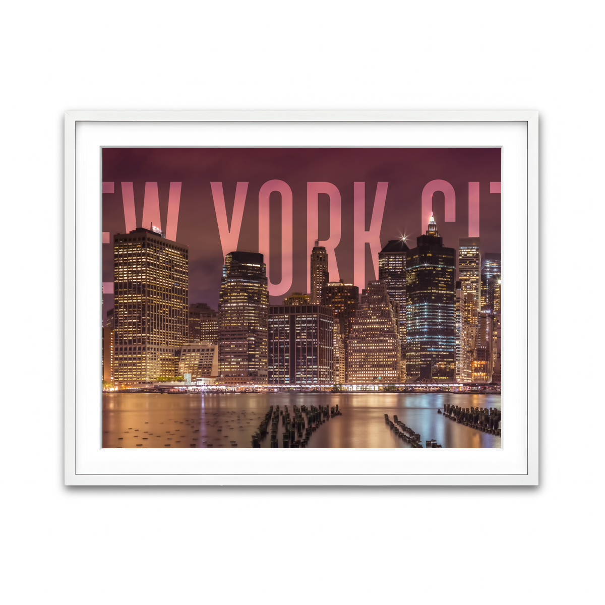 Framed Print 4x3 White