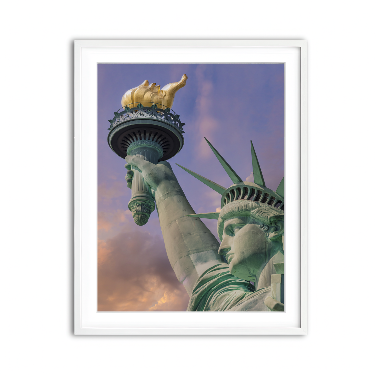Framed Print 3x4 White