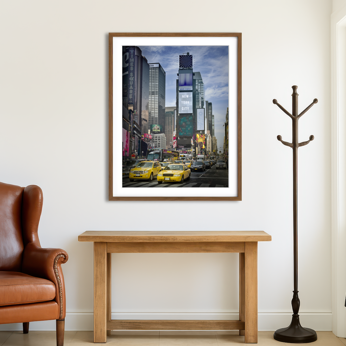 AUTO-MOCKUP ROOM | NEW YORK CITY Times Square Wall Art