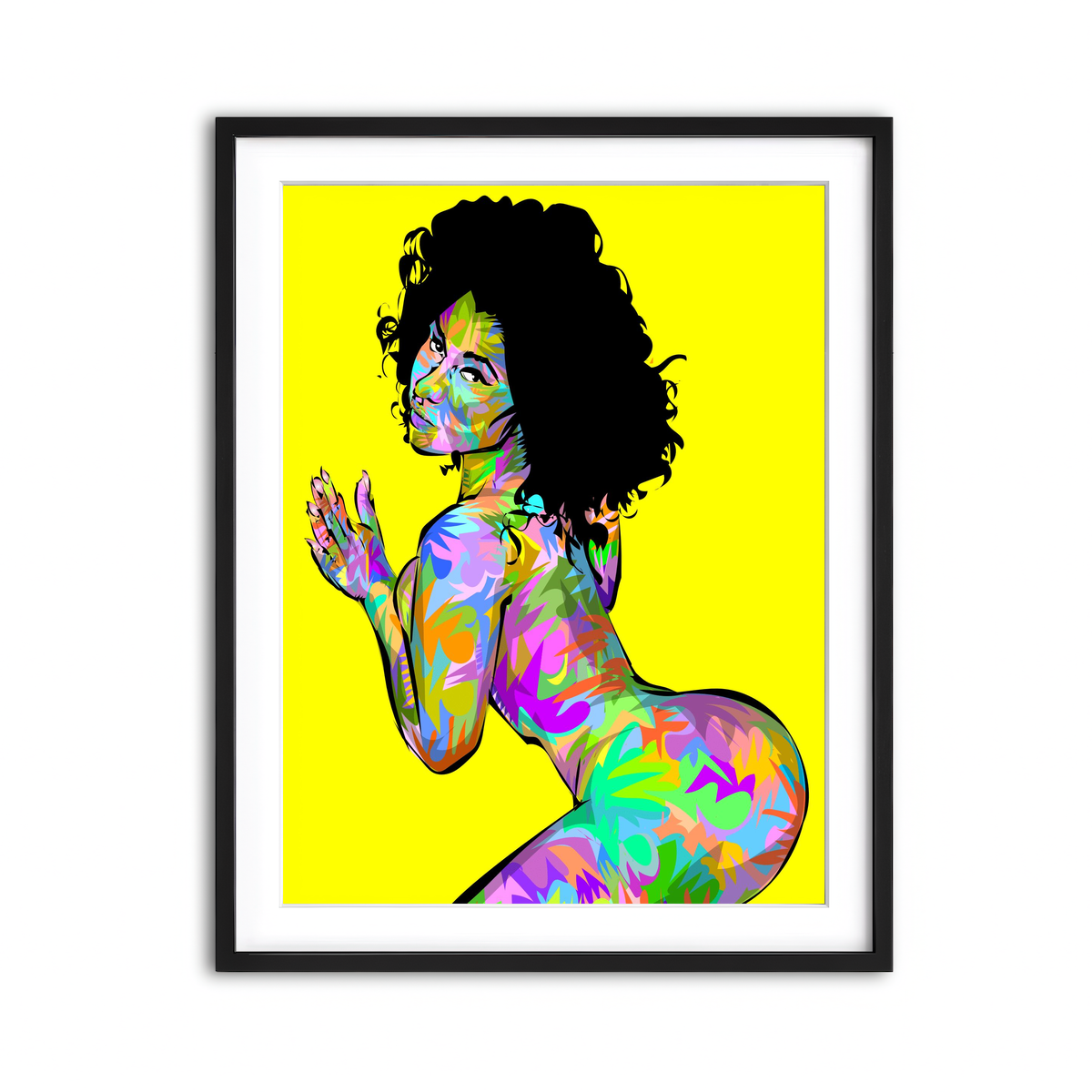 Framed Print 3x4 Black