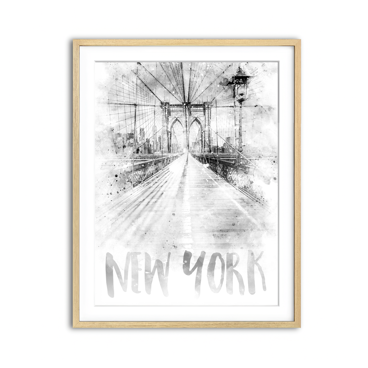 Framed Print 3x4 Natural