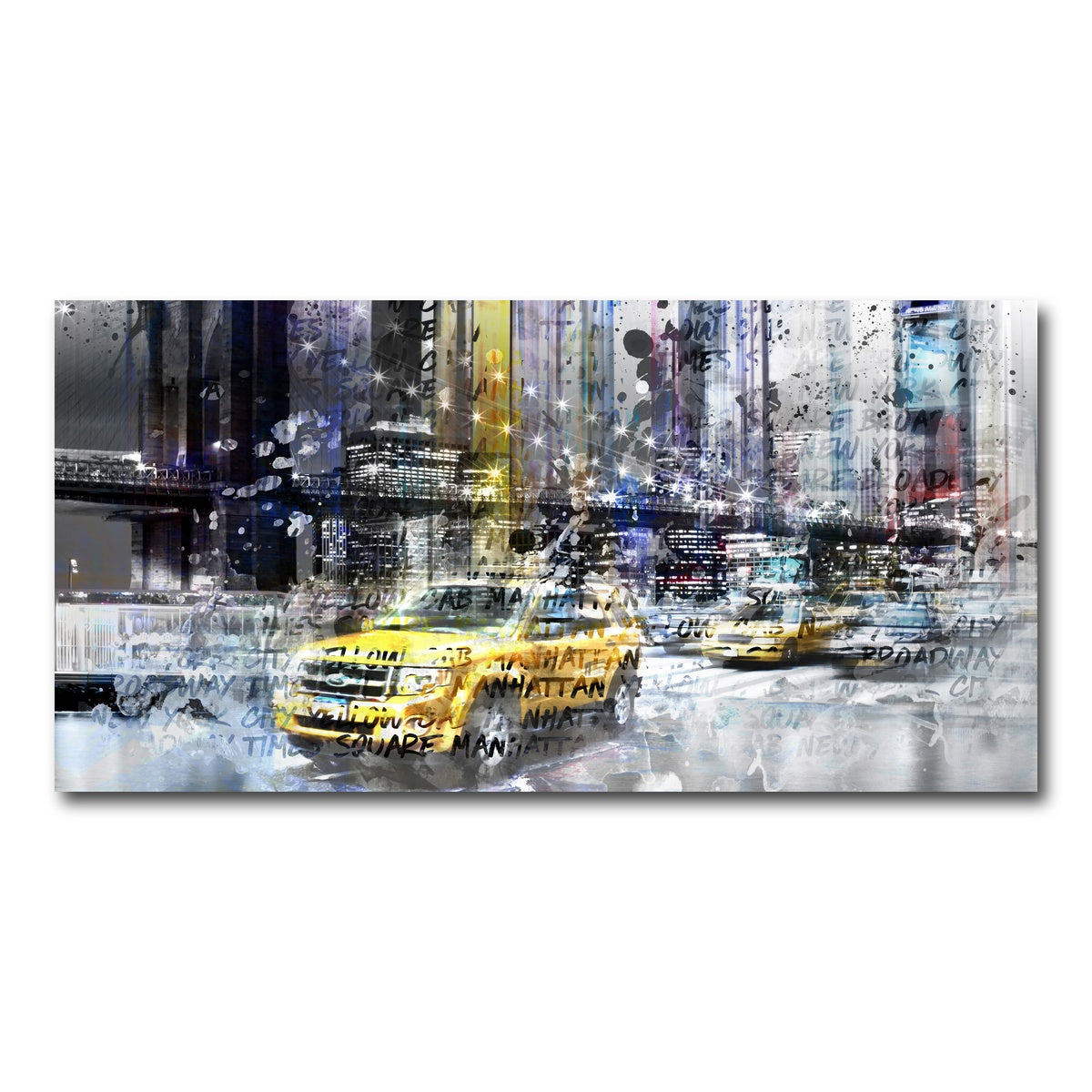 AUTO-MOCKUP WHITE | NYC Collage | 1 Piece | Gallery Wrap Canvas | group=2x1