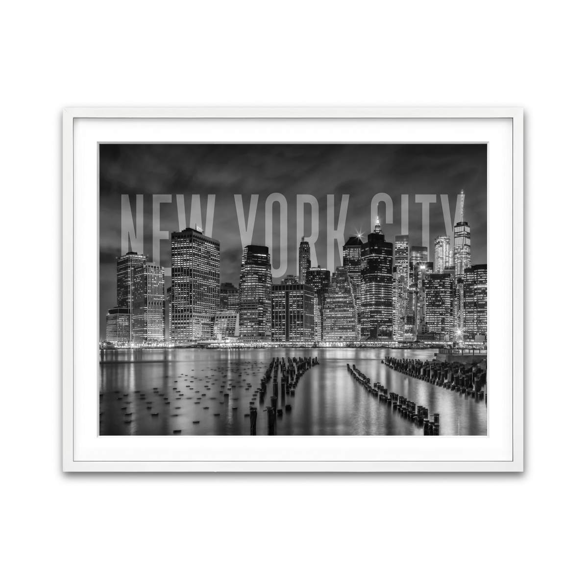 Framed Print 4x3 White