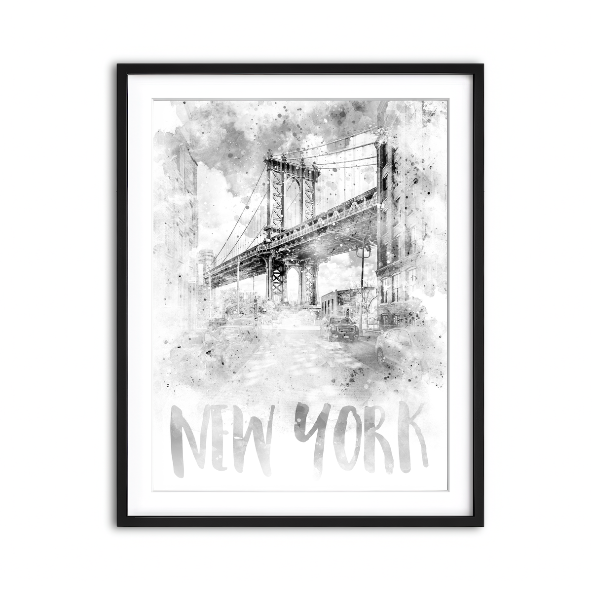 Framed Print 3x4 Black