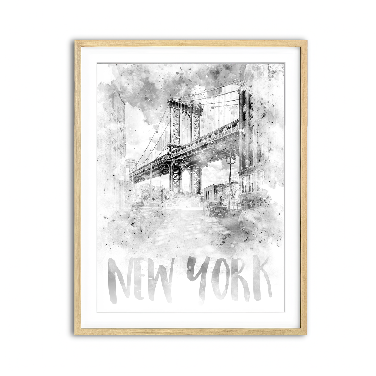 Framed Print 3x4 Natural
