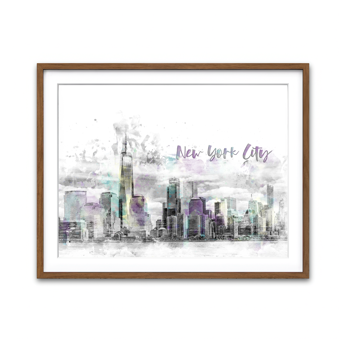 Framed Print 4x3 Walnut