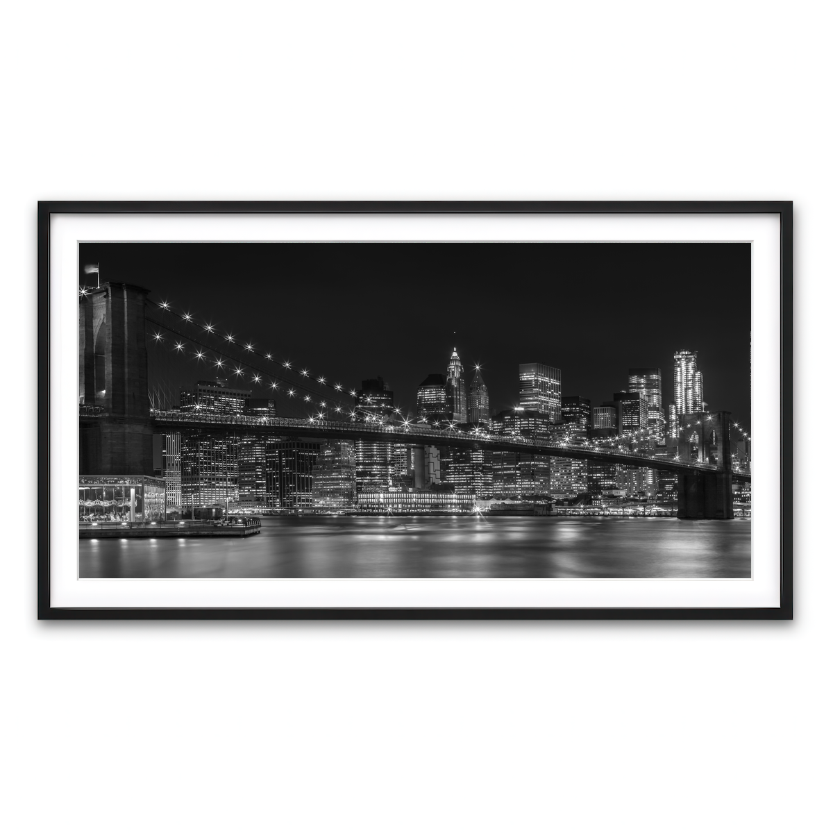 Framed Print 2x1 Black