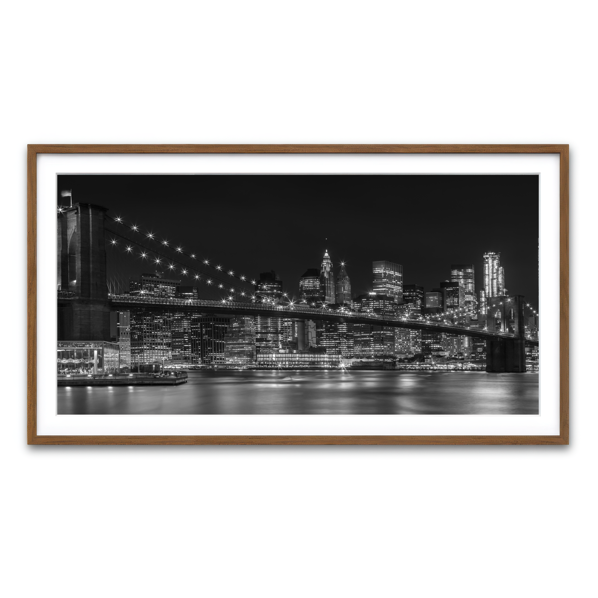 Framed Print 2x1 Walnut