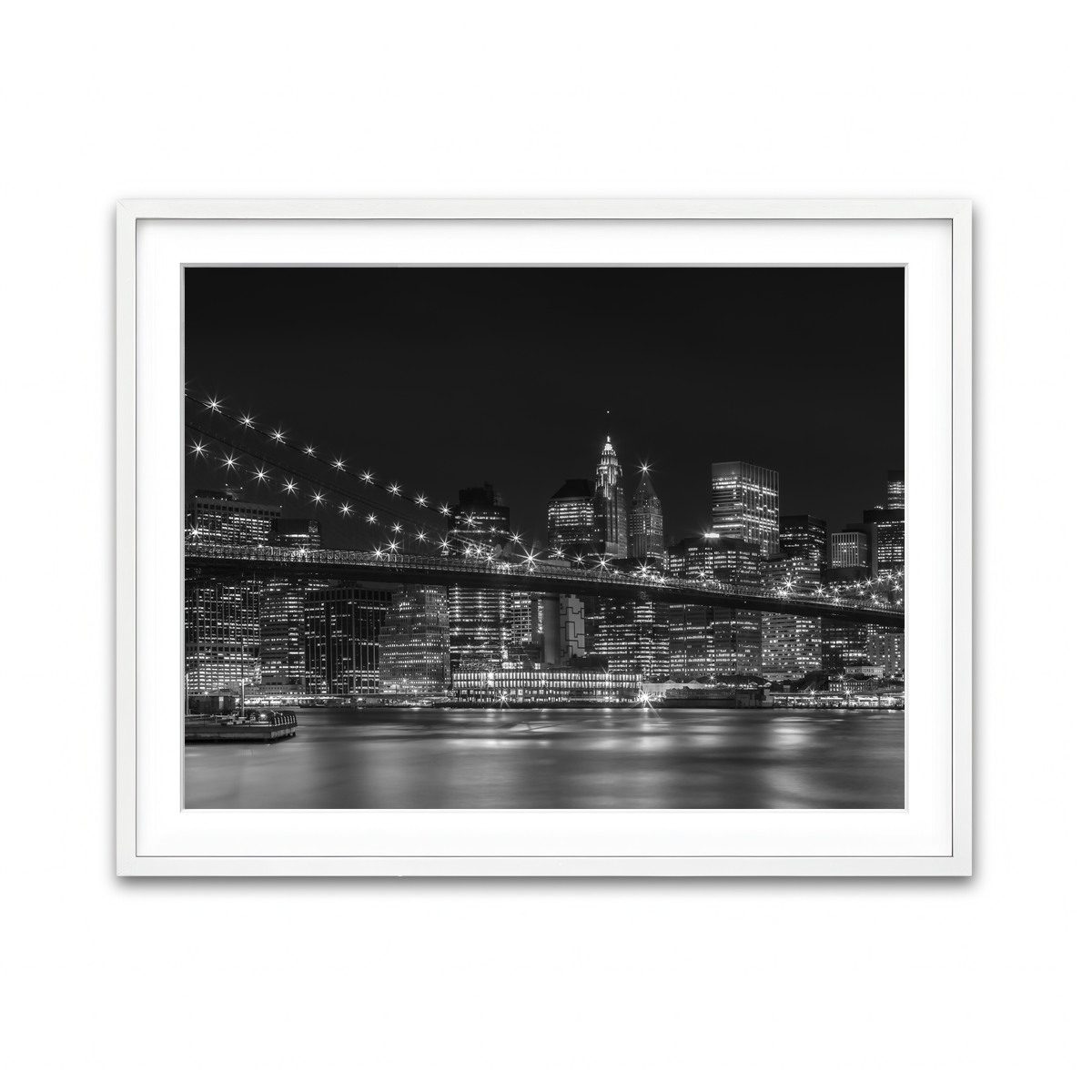 Framed Print 4x3 White