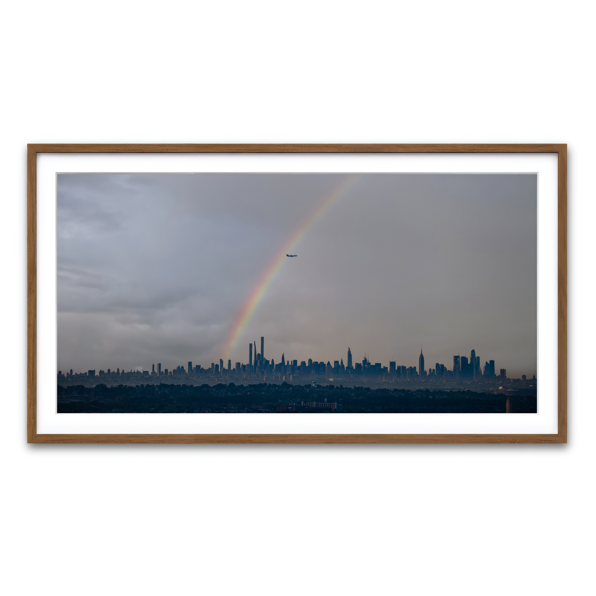 Framed Print 2x1 Walnut