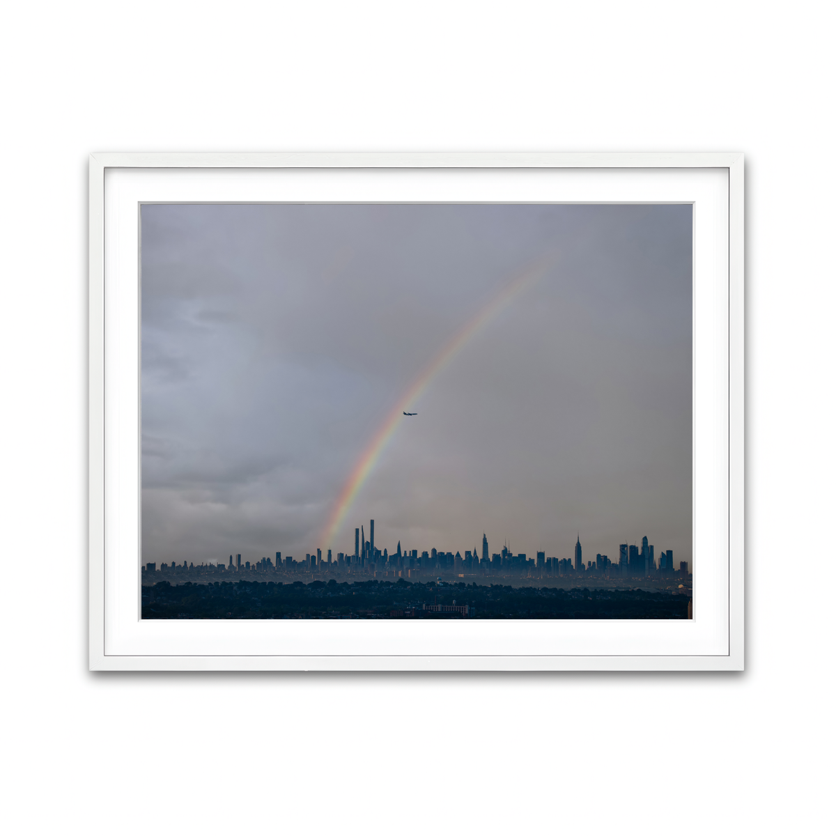 Framed Print 4x3 White