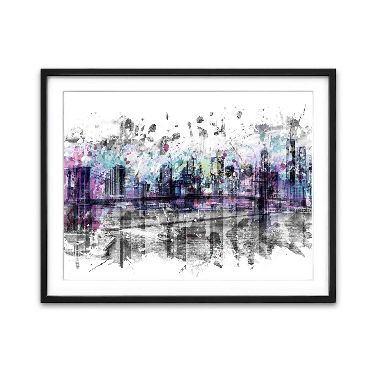 Framed Print 4x3 Black