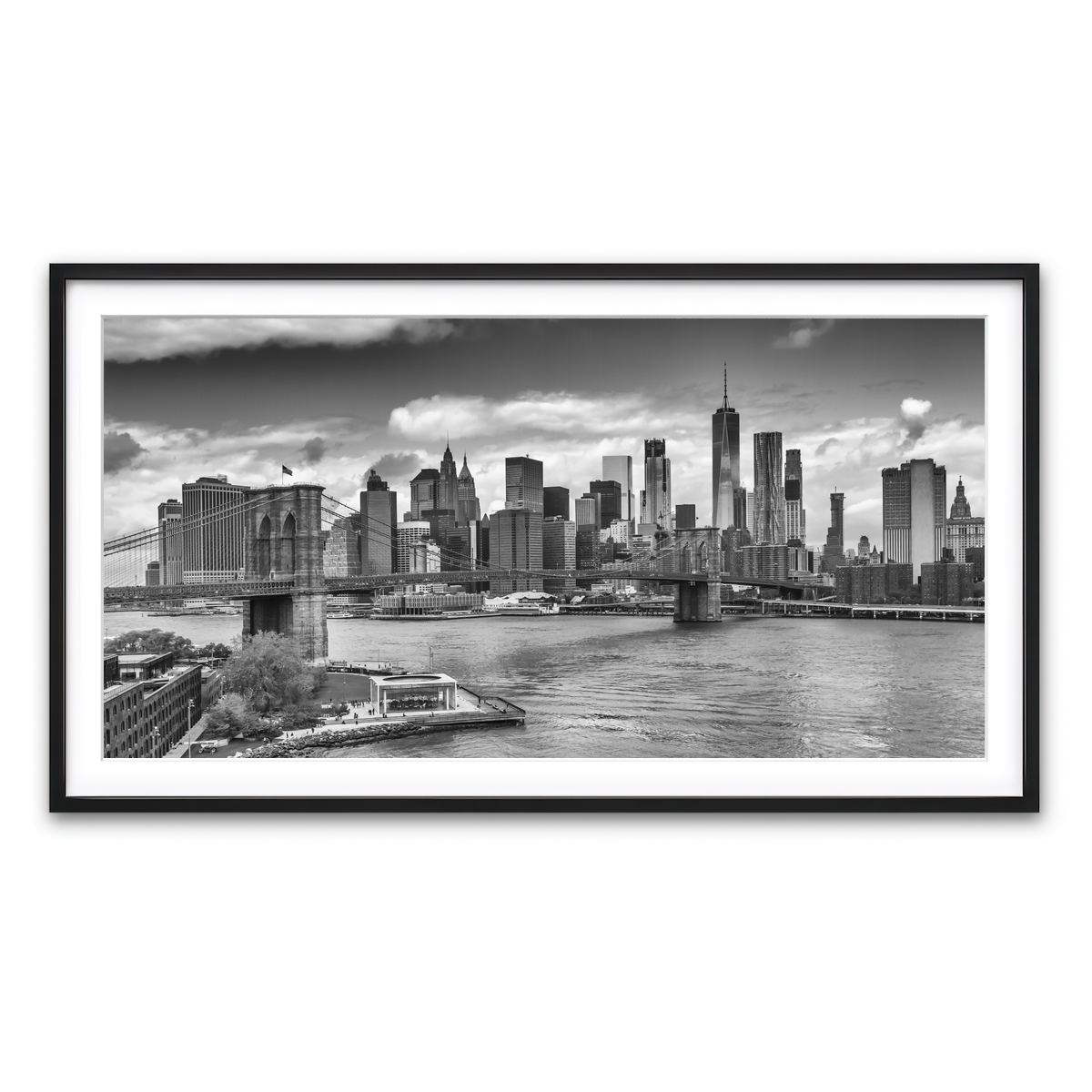 Framed Print 2x1 Black