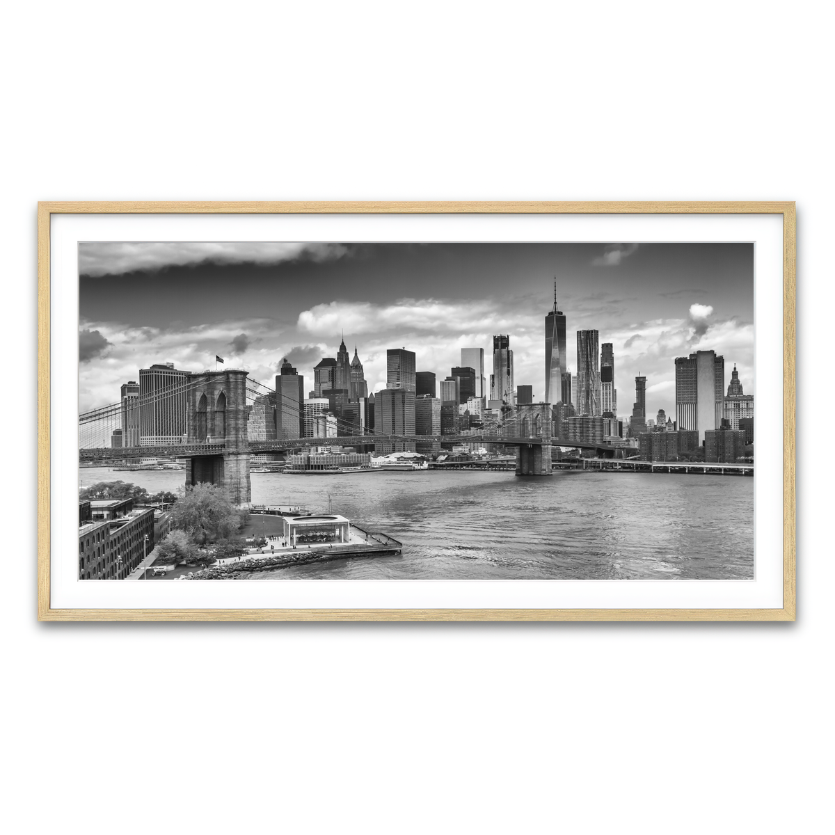 Framed Print 2x1 Natural