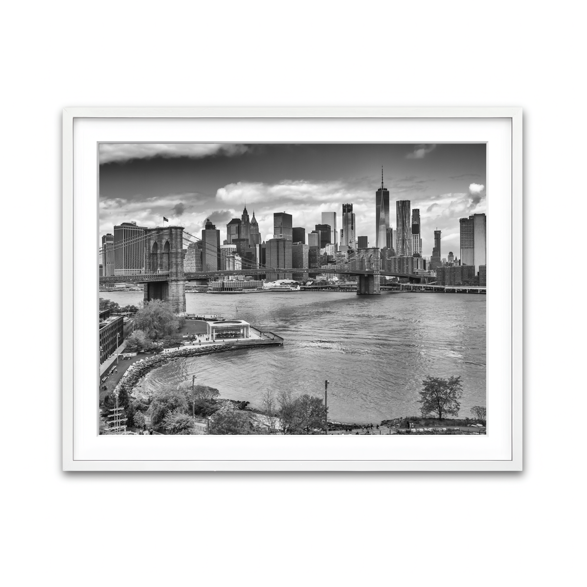Framed Print 4x3 White