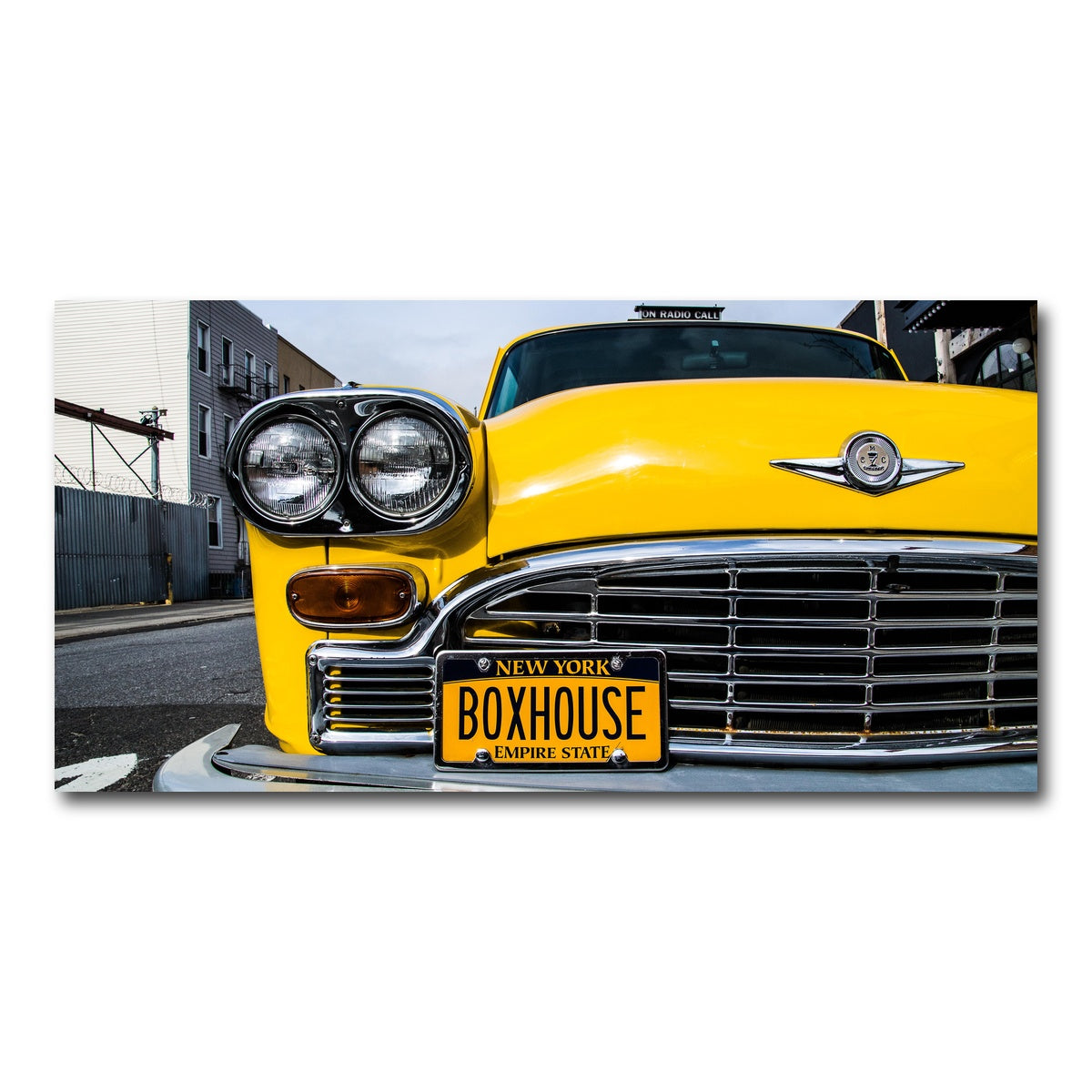 AUTO-MOCKUP WHITE | NY Cab | 1 Piece | Gallery Wrap Canvas | group=2x1