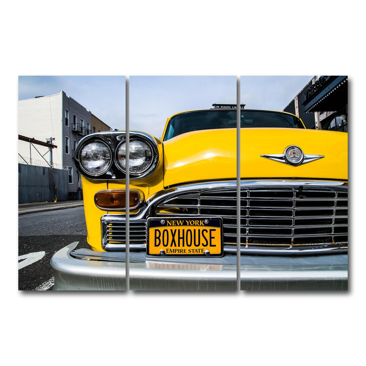 AUTO-MOCKUP WHITE | NY Cab | 3 Piece | Gallery Wrap Canvas | group=12x24