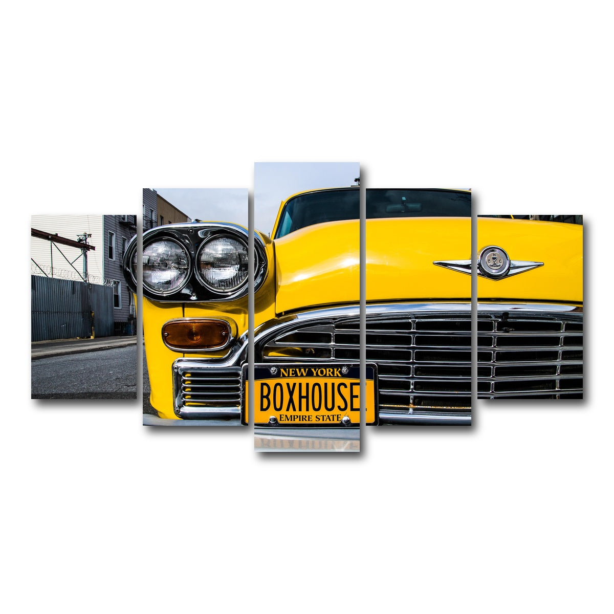 AUTO-MOCKUP WHITE | NY Cab | 5 Piece | Gallery Wrap Canvas | group=5_normal