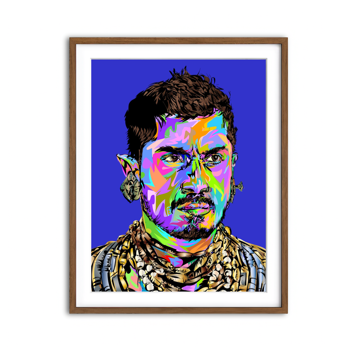 Framed Print 3x4 Walnut