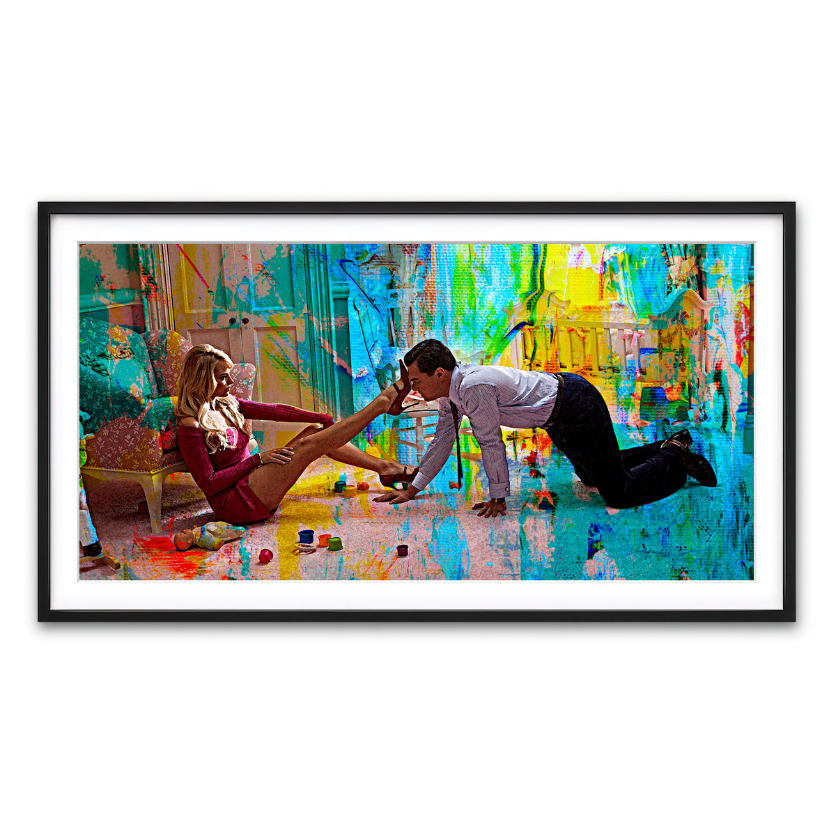 Framed Print 2x1 Black