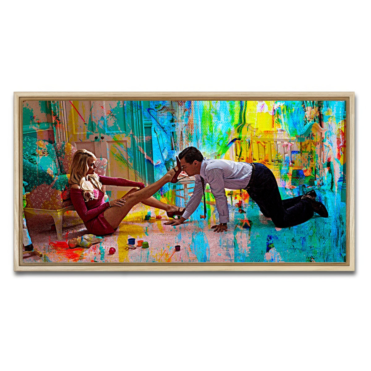 AUTO-MOCKUP WHITE | Naomi Says No | 1 Piece | Natural Framed Canvas | group=2x1