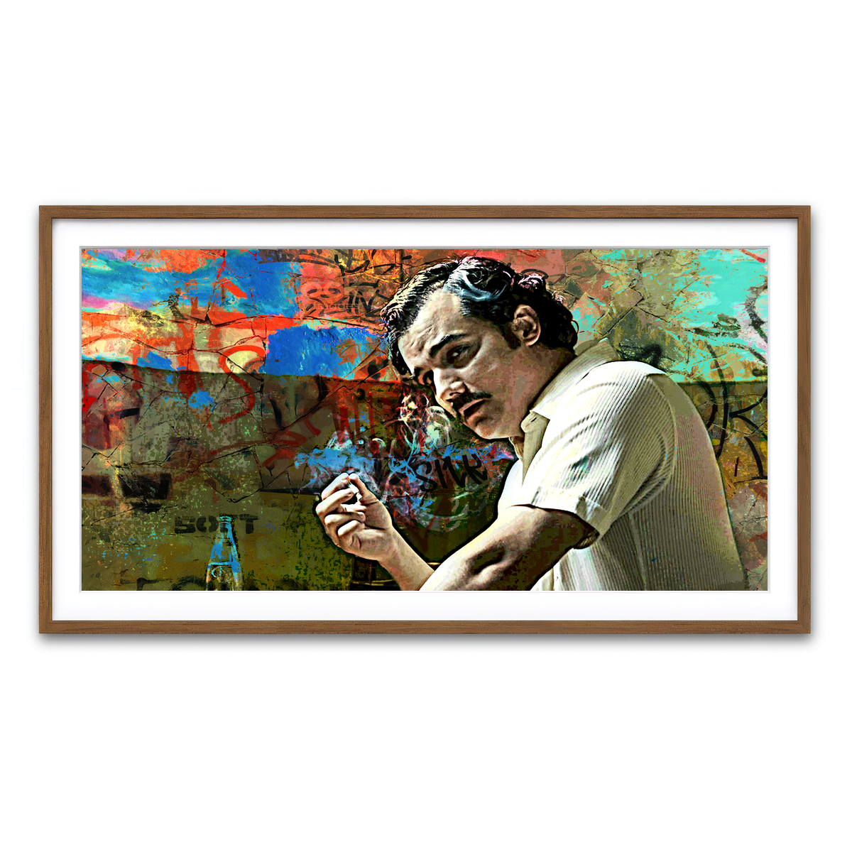 Framed Print 2x1 Walnut