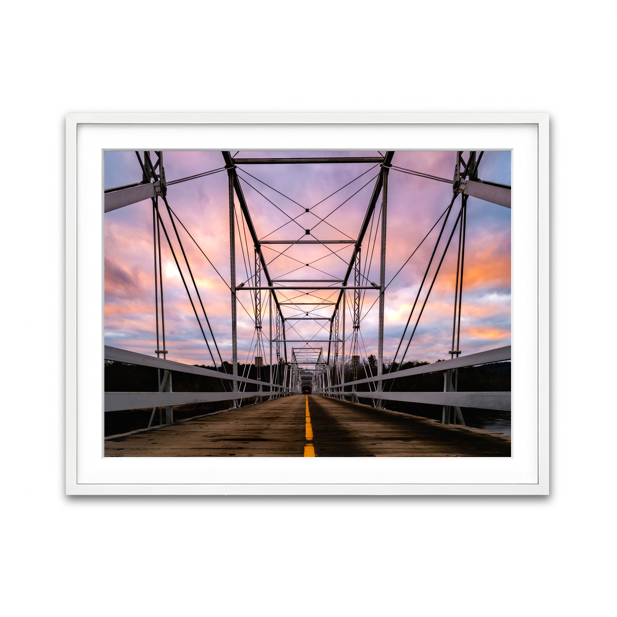 Framed Print 4x3 White
