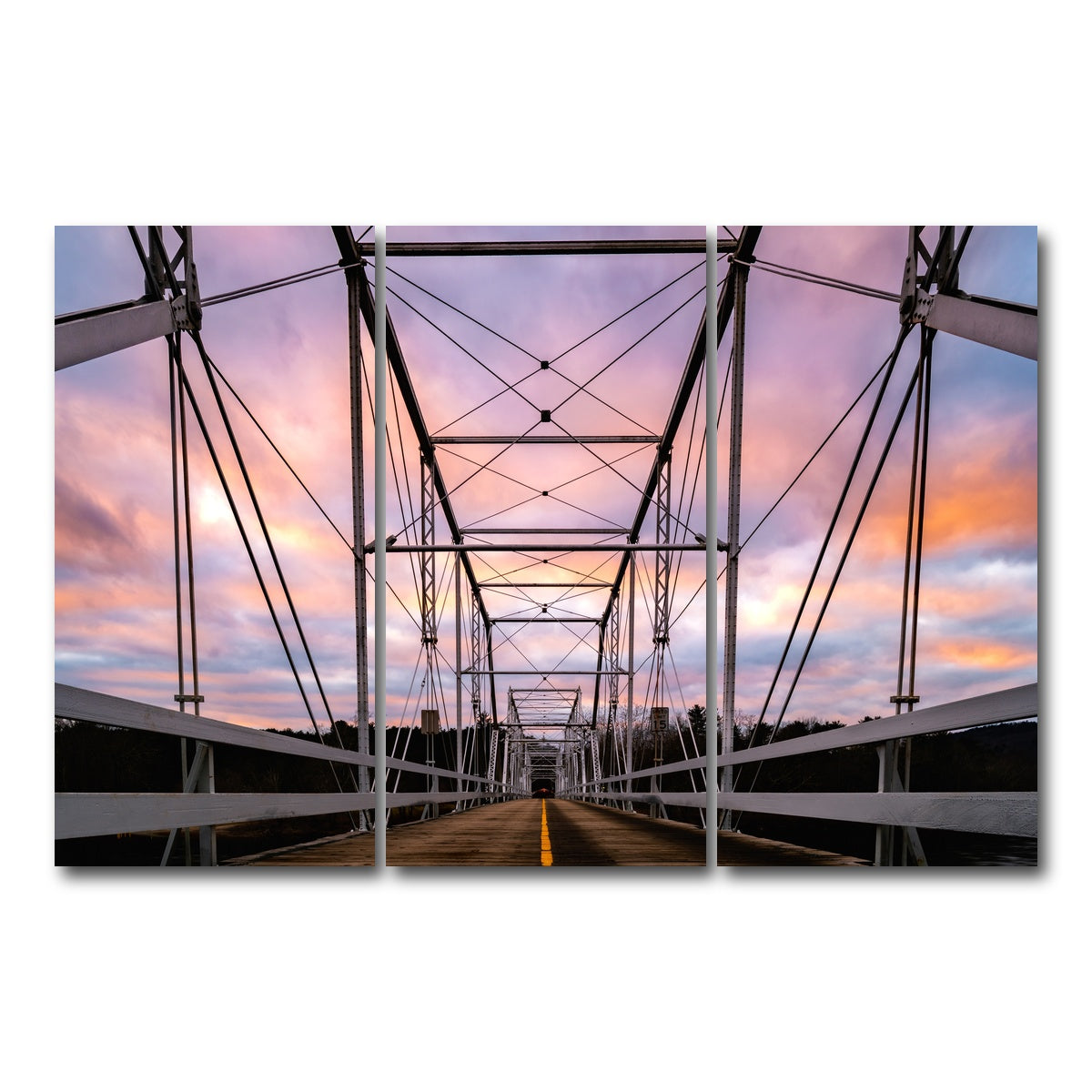 AUTO-MOCKUP WHITE | Narrow Crossing | 3 Piece | Gallery Wrap Canvas | group=12x24