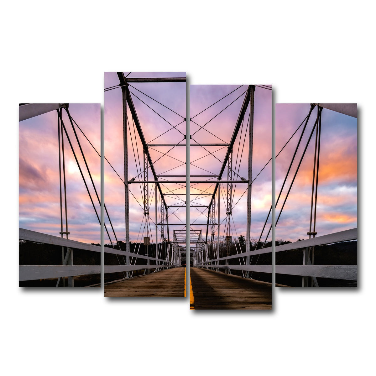 AUTO-MOCKUP WHITE | Narrow Crossing | 4 Piece | Gallery Wrap Canvas | group=4_normal