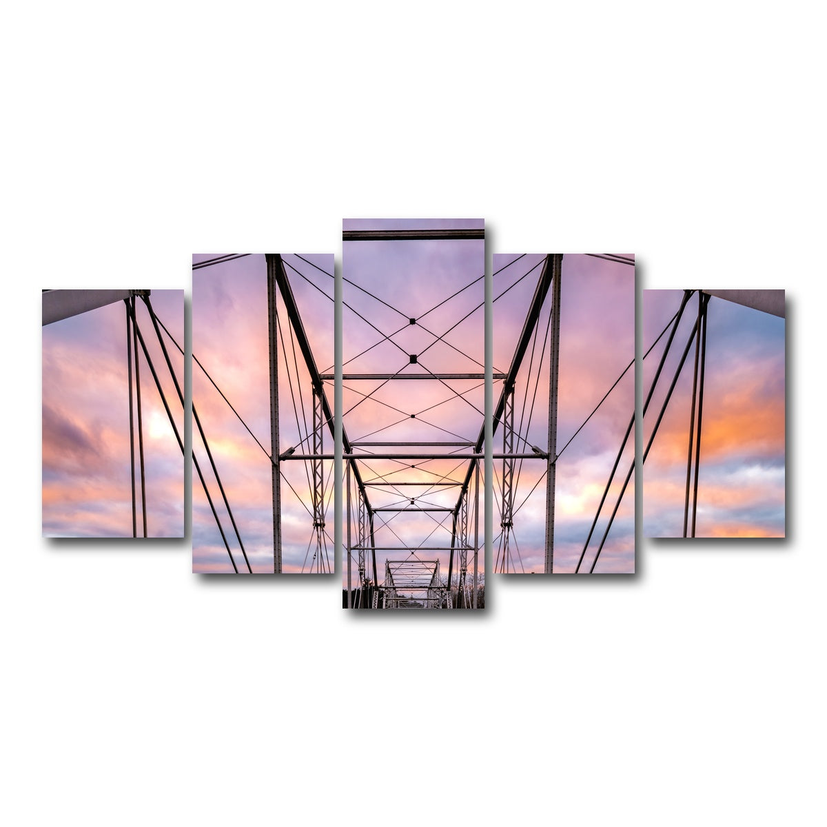 AUTO-MOCKUP WHITE | Narrow Crossing | 5 Piece | Gallery Wrap Canvas | group=5_normal