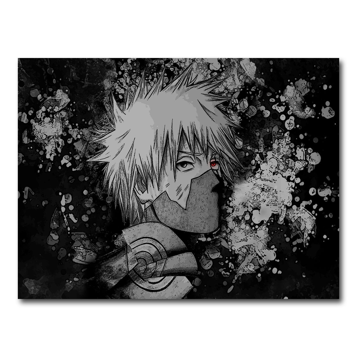 AUTO-MOCKUP WHITE | Naruto Kakashi | 1 Piece | Gallery Wrap Canvas | group=4x3