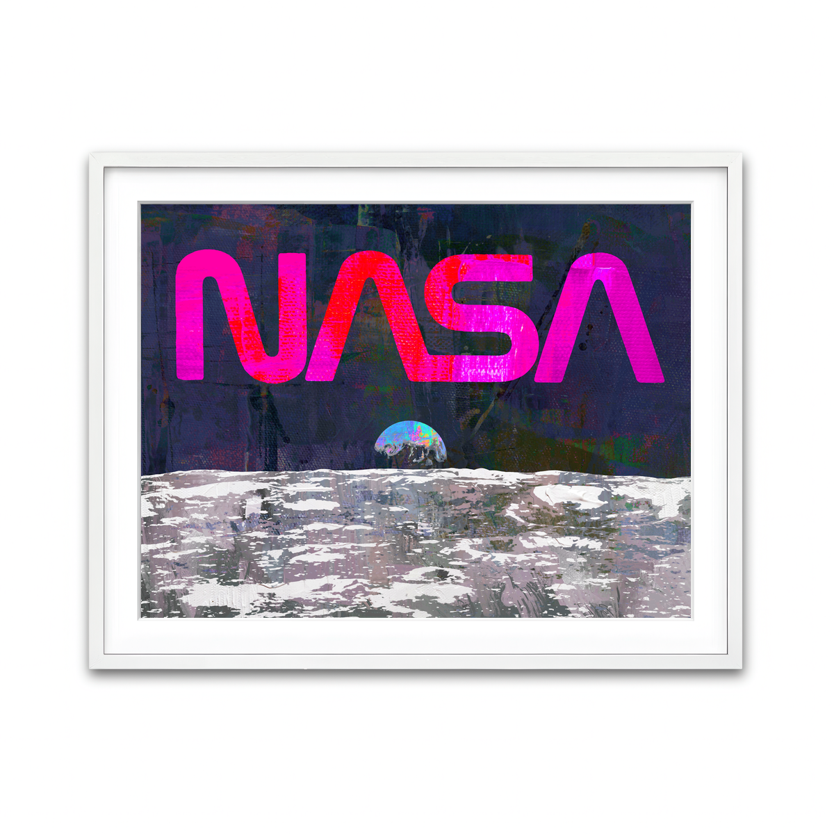 Framed Print 4x3 White