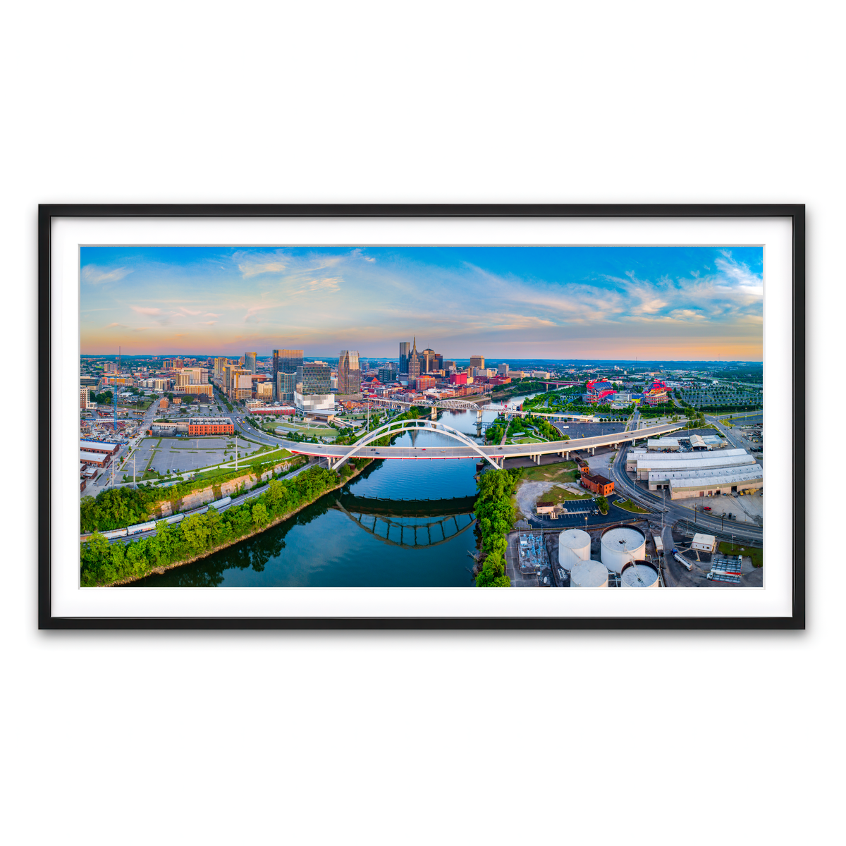 Framed Print 2x1 Black