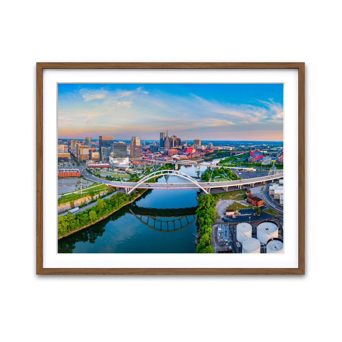 Framed Print 4x3 Walnut