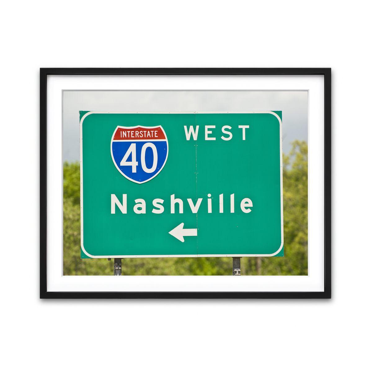 Framed Print 4x3 Black