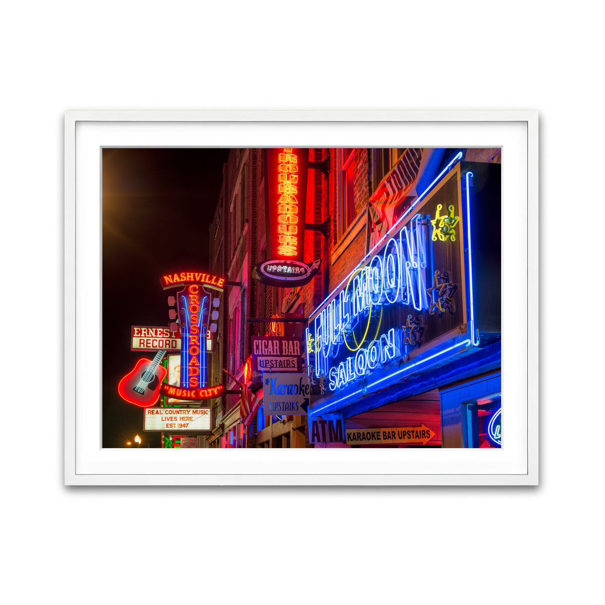 Framed Print 4x3 White