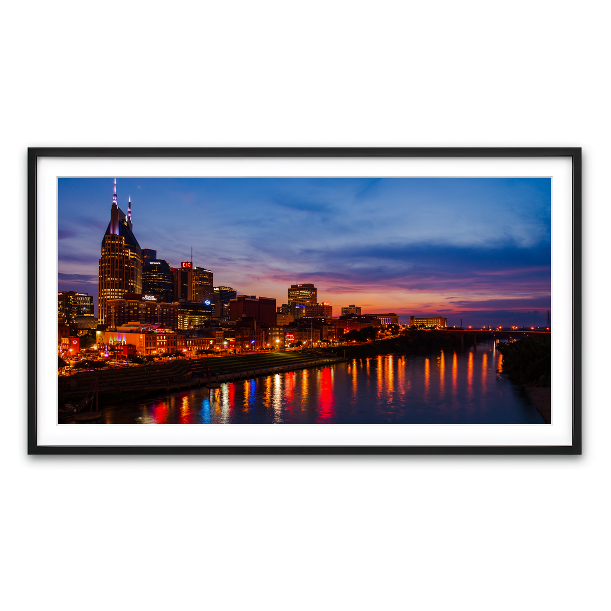 Framed Print 2x1 Black