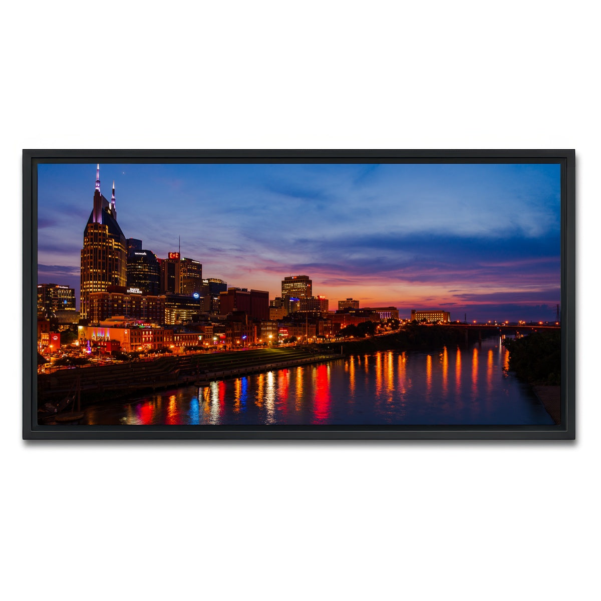 AUTO-MOCKUP WHITE | Nashville TN | 1 Piece | Black Framed Canvas | group=2x1