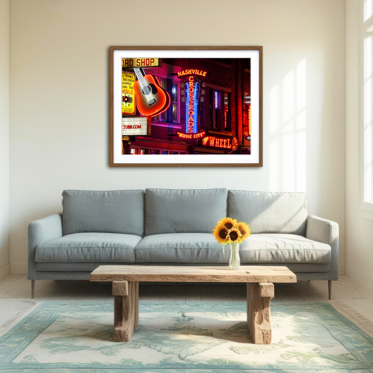 AUTO-MOCKUP ROOM | Nashville Wall Art