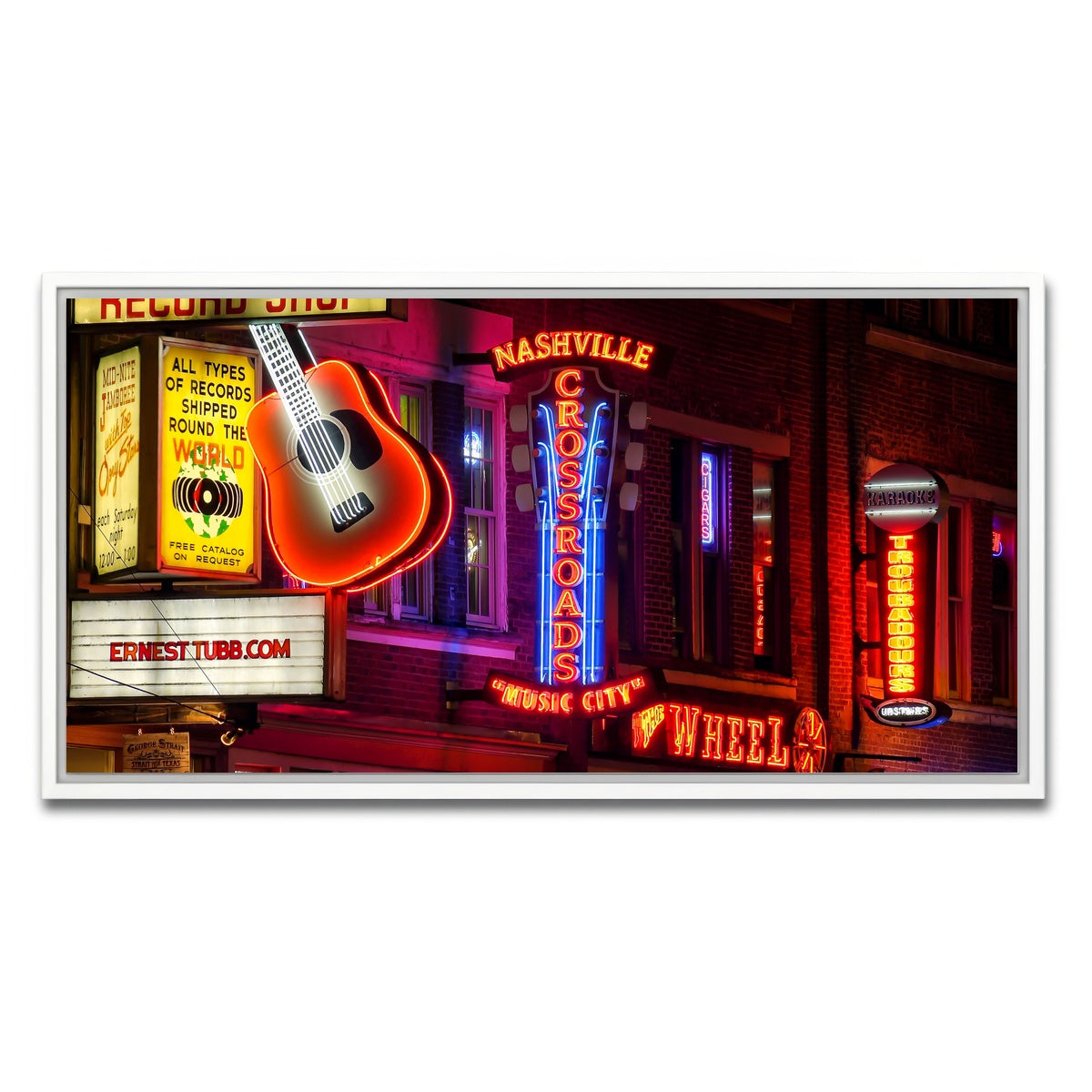 AUTO-MOCKUP WHITE | Nashville | 1 Piece | White Framed Canvas | group=2x1