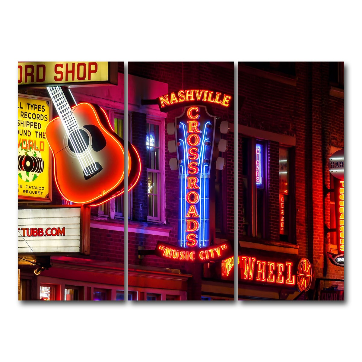 AUTO-MOCKUP WHITE | Nashville | 3 Piece | Gallery Wrap Canvas | group=8x18