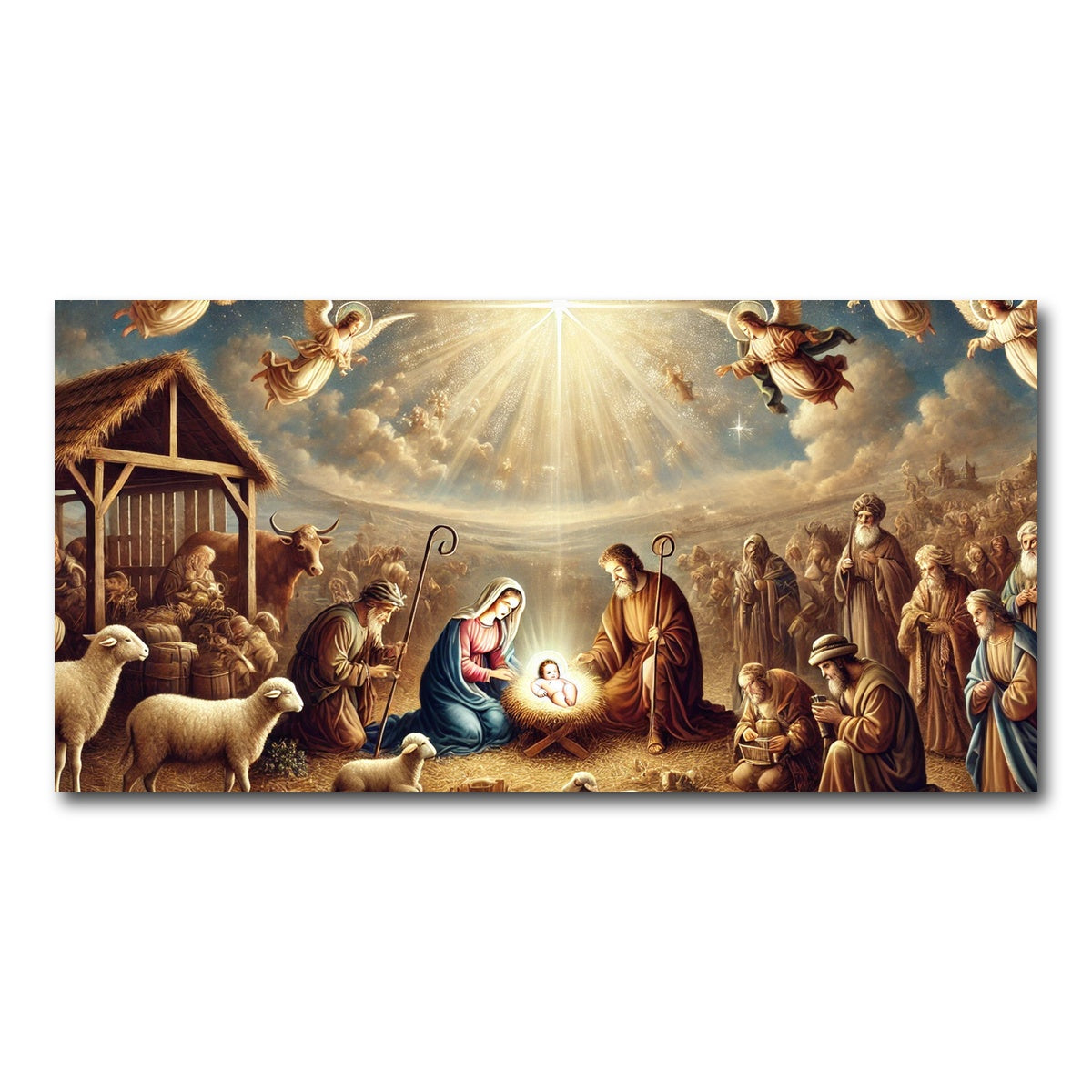 AUTO-MOCKUP WHITE | Nativity | 1 Piece | Gallery Wrap Canvas | group=2x1