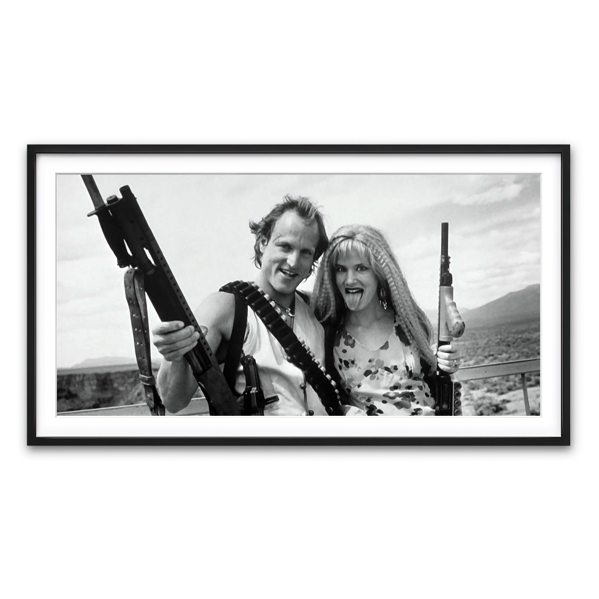 Framed Print 2x1 Black