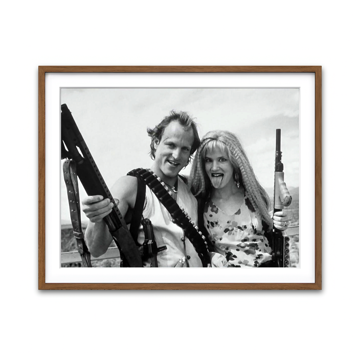 Framed Print 4x3 Walnut